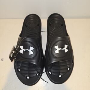 Under Armour Black and White Men's Sandals